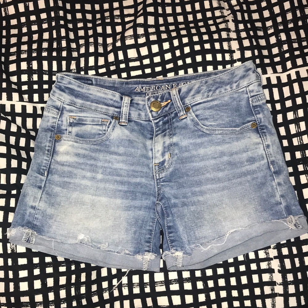 Denim shorts